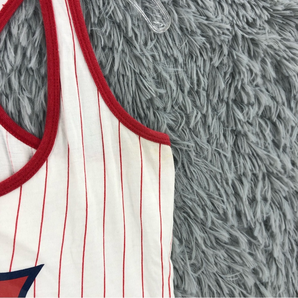 Campus Lifestyle Tank Top Womens Size Small St Louis Cardinals Striped Baseball - Picture 4 of 10
